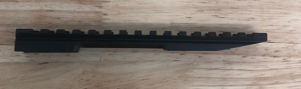 Remington 700 Picatinny Rail - Black Aluminum 7075