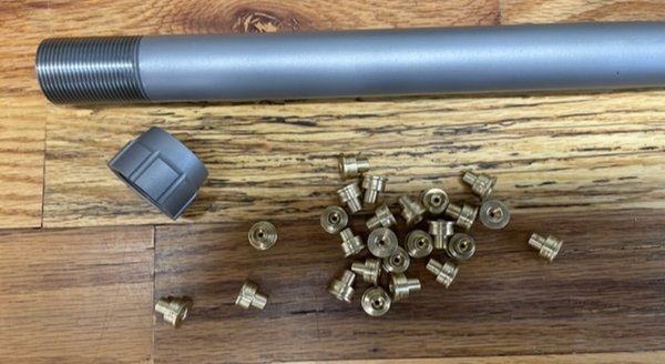 40 Caliber Remington Pre-Fit barrel with Radial muzzle brake