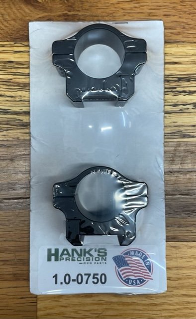Hank's Precision 1" scope rings